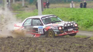 BMW E30 Rally SOUNDS | Slides, Fails, Accelerations, Action. ...