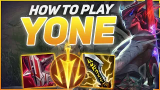 HOW TO PLAY YONE SEASON 12 | BEST Build & Runes | Season 12 Yone guide | League of Legends