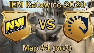 НАЧАЛО ПЛЕЙОФФ для НАВИ | Navi vs Liquid Map #1 bo3 Dust2 | IEM Katowice 2020 by Neosporimiy