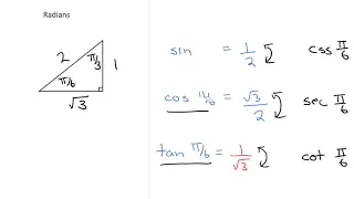 Exact Value Trig Fuctions Radians