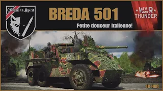War Thunder tanks :  Breda 501. Petite douceur Italienne!