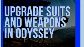 Upgrade suits and weapons made easy