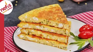 5 DAKİKADA SOFRADA ✅ PUF PUF BÖREK TADINDA OMLET TARİFİ