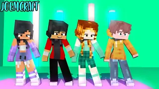 COUPLE DANCE | CHICKEN WINGS MEME | GANGNAM STYLE | APHMAU, AARON, NOI, KIM - Minecraft Animation