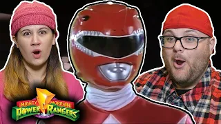 FIRST TIME WATCHING Mighty Morphin Power Rangers Episode 1 REACTION! | "Day of the Dumpster" |