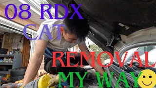 2008 Acura RDX Catalytic Converter Removal