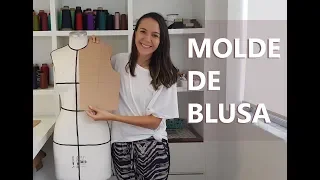 Modelagem da base de blusa / corpinho