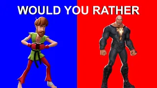 Multiversus, but it's Would You Rather Edition