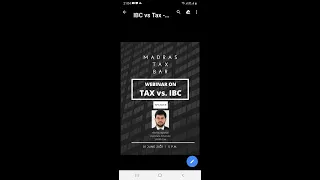 138 Webinar Tax Vs IBC By Akshay Agrawal