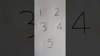 |12345 Number Easy Drawing😱😱😊|#shorts#viral#shortsvideo#shortsfeed#shortvideo#short#drawing#art