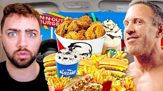 Can 4 Bodybuilders Beat My Drive-Thru WORLD RECORD?