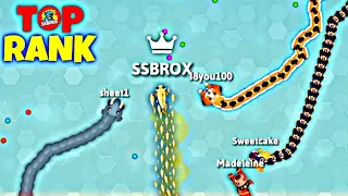 SNAKE.IO GAMEPLAY TOP RANKING WITH SSBROX 🐍