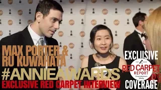 Max Porter & Ru Kuwahata, Negative Space interviewed at the 45th Annual Annie Awards #ANNIEAwards