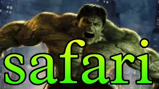 safari | edit - hulk | @zaremi2705