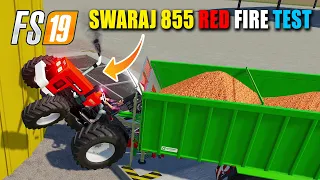 SWARAJ 855 RED FIRE Tractor Test - FS19