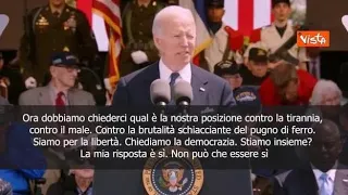 Biden: "Non possiamo lasciare che sbarco in Normandia sia dimenticato"