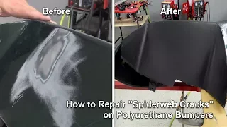 How to Repair "Spiderweb Cracks" on Polyurethane Bumpers