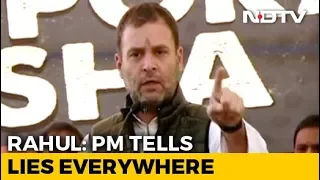 PM Modi Lies Everywhere, Has No Credibility Left: Rahul Gandhi