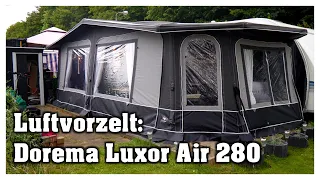 Luftvorzelt DOREMA Luxor Air 280 | All Season | Praxis-Test