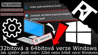 Jak rozpoznat počítač 32 nebo 64 bitů - 32bitová a 64bitová verze Windows