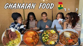 Trying traditional Ghanaian food for the first time