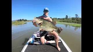 Insane bass fishing! 17KG (38 LB) 5 fish limit Large Mouth Bass In South Africa with some surprises