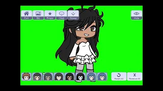 How to use a green screen in gacha life