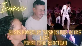 Elvis Presley 'Suspicious Minds' Live. First Time Reaction