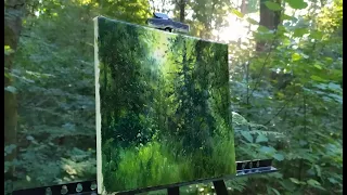 Forest Landscape Oil Painting | Ukrainian Landscape Art | Andrey Belchev