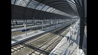 Transport Fever 2|Timelapse|Строительство вымышленного вокзала "Северный"