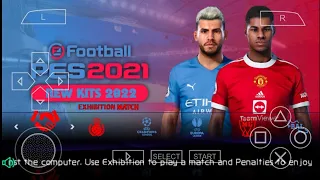 PES 2021 PPSSPP Android Offline 600MB Camera PS5 Best Graphics 4K Faces Kits 21/22 & Full Transfers