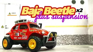 Custom Hotwheels Baja Beetle plus suspension!