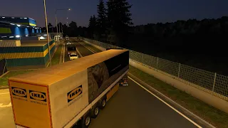 Euro Truck Simulator 2 IKEA UK stockhome delivery port to fedex yard