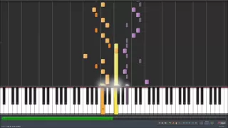 Bach "Little" Fugue in G minor BWV 578 in Synthesia with Simple Analysis