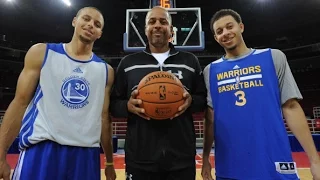 Can Stephen Curry Beat His Dad Dell Curry 1 on 1? (Stephen Curry vs Dell Curry)