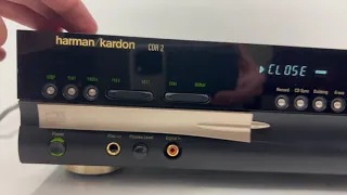 Harmon Kardon CDR 2 Dual Double CD Player Recorder Recording - FOR PARTS