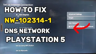 How To Fix PS5 Error Code NW-102314-1 DNS Error Server Error PlayStation 5 Network