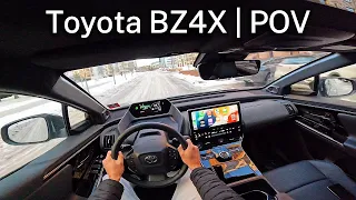 Toyota BZ4X Premium 4WD | Test Drive POV