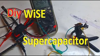 Diy Supercapacitor with Water to Salt electrolyte