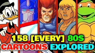 158 (Every) 80's Cartoon That Aired In The United States - Explored - Mega Cartoon List!