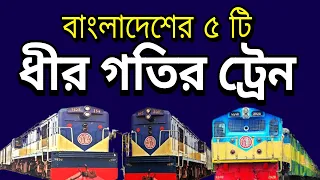 Top 5 Slow Speed Train in Bangladesh