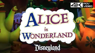 Alice in Wonderland The Ride - Step into the 4K POV Nonsensical World | Disneyland 2023