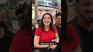 Hania Aamir arriving at her Meet & Greet session with fans in a mall 😍