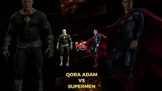 Black adam vs Superman | Qora adam vs Supermen kim kuchli?