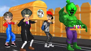 Scary Teacher 3D Nick and Tani Troll Siren head and Granny vs Miss T & Hulk Coffin Dance Compilation