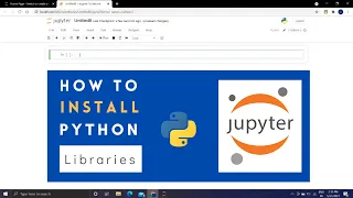 How to Install Python Libraries in Jupyter Notebook | Install Numpy in Jupyter Notebook