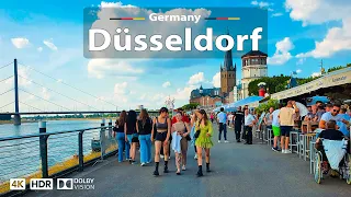 Düsseldorf, Germany 🇩🇪 Scenic Walking Tour ☀️ 4K 60fps HDR | A Sunny Day Walk, 2023