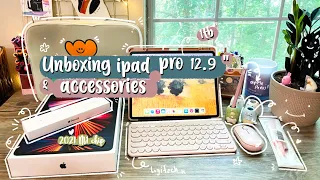 Unboxing ipad pro 2022: 12.9 inch / M1 + Apple Pencil 2nd gen  & accessories