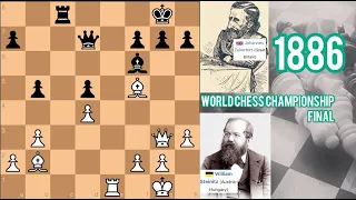 World Chess Championship 1886 Final - Game 14: Steinitz-Zukertort 1/2-1/2