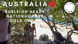 4K - 🇦🇺🇦🇺BURLEIGH HEADS NATIONAL PARK  - GOLD COAST - AUSTRALIA - Virtual Walk